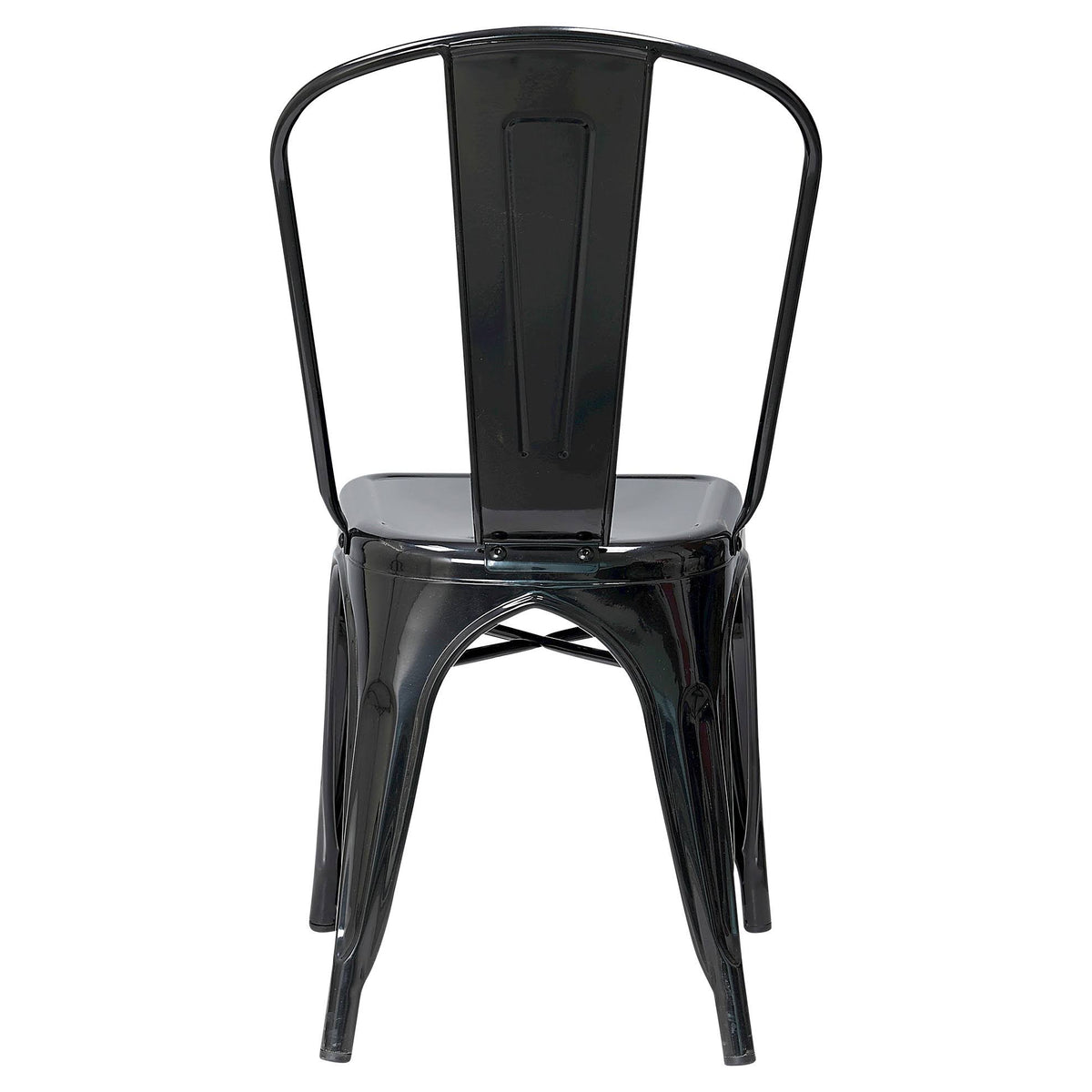 Black High Back Dining Chair Set of 2 W10150