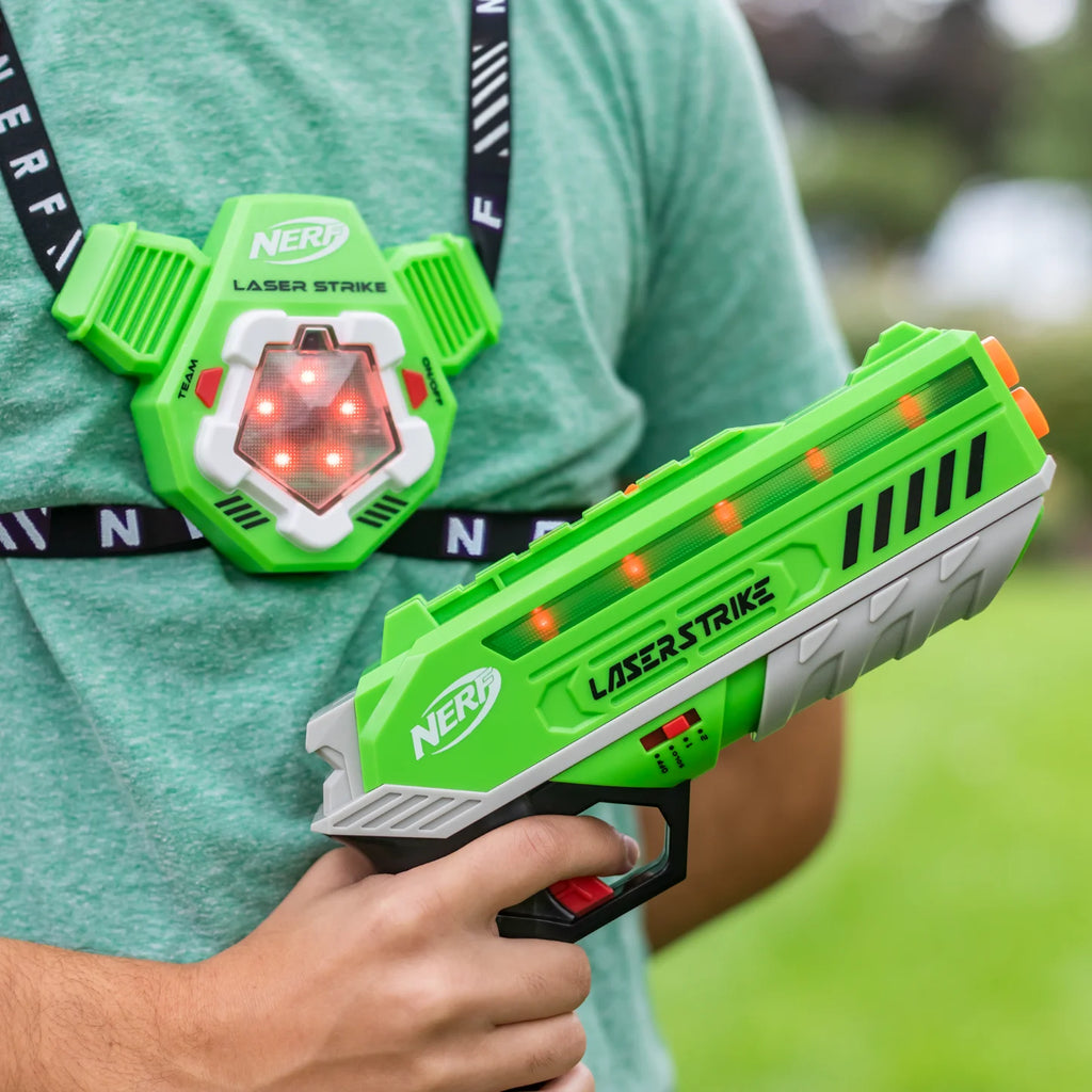 Laser Tag 2 Pack Blaster Set with Chest Plates X398348