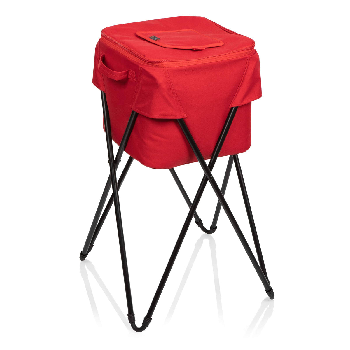 Red Camping Cooler with Stand B360803