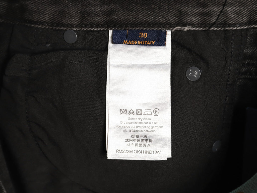 Louis Vuitton Gradient Denim Jeans - Light Blue and Charcoal